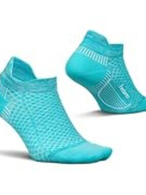 Feetures - Plantar Fasciitis Relief Light Cushion No Show Tab Socks Size Large